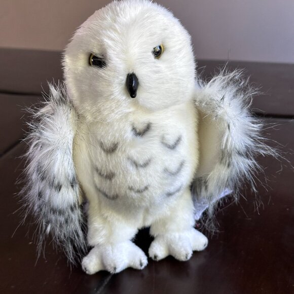 NEW WIZARD the Plush Snowy Owl Stuffed Animal Cuddle Toy by Douglas - Picture 2 of 8